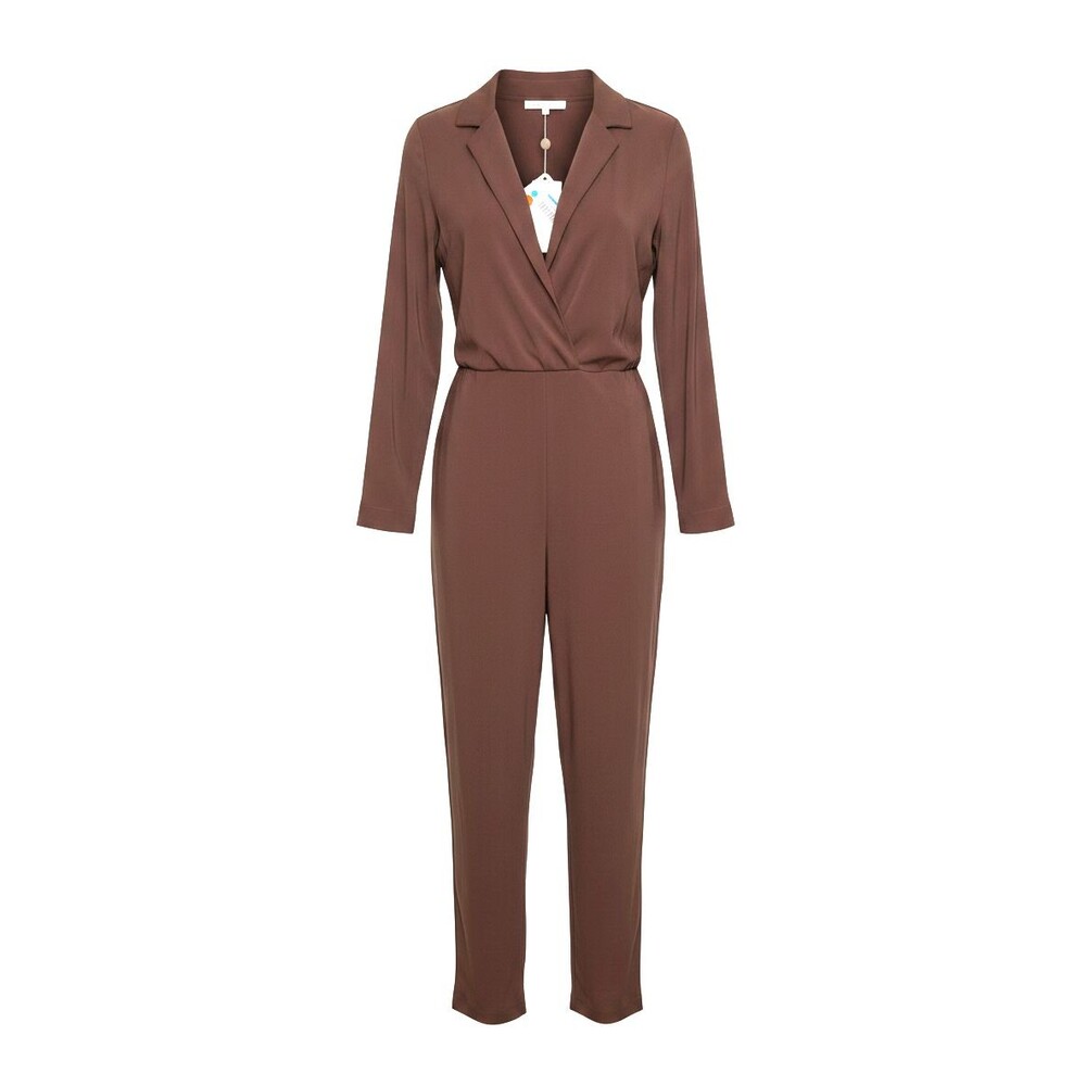 Liviana Conti Women’s Brown Long Sleeve Jumpsuit – Size US 8 / EU 40 – NWT